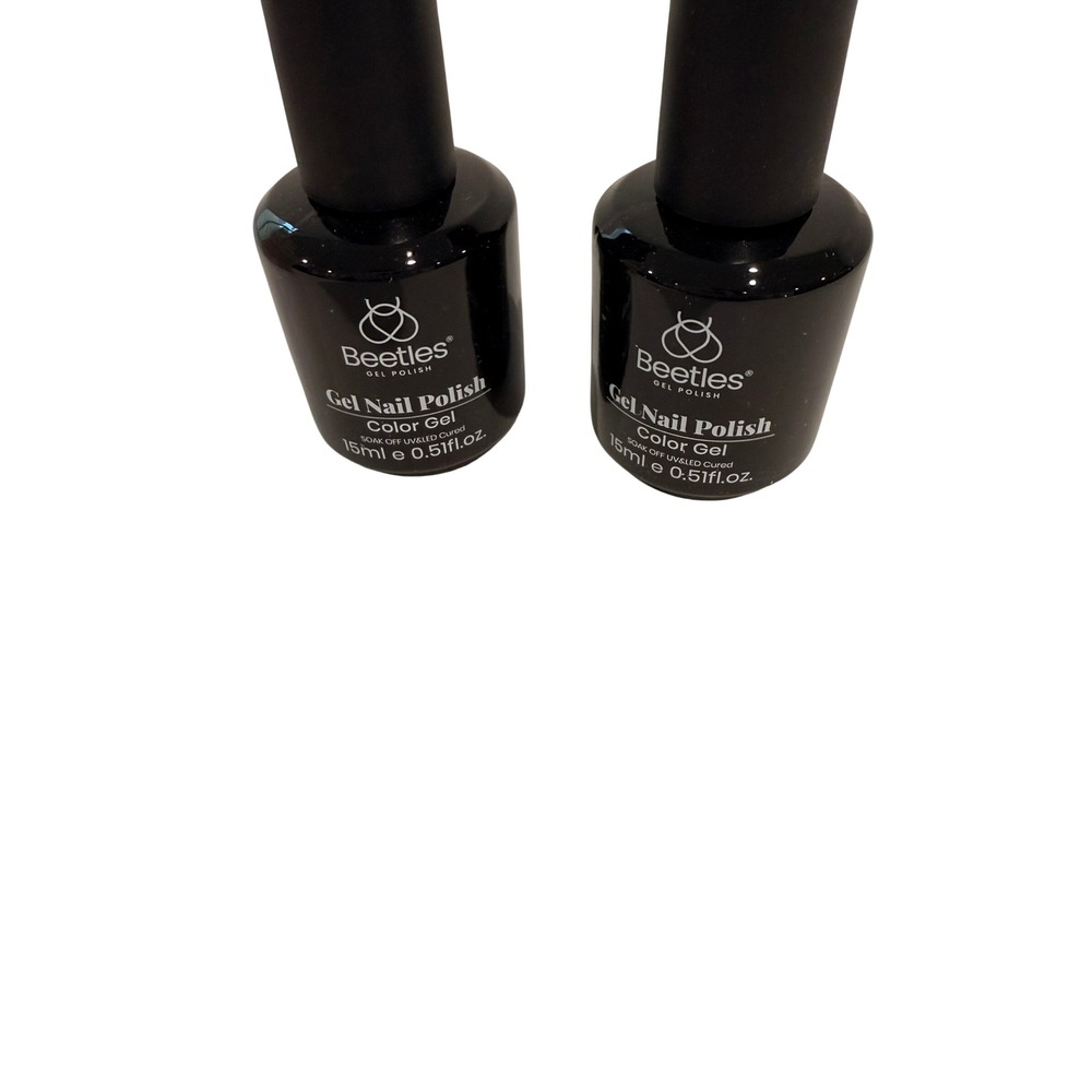 Beetles 2 Colors Gel Polish Kit Shades 894 895 Soak Off UV LED 15ml NIB
